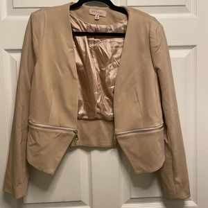 Philosophy tan blazer